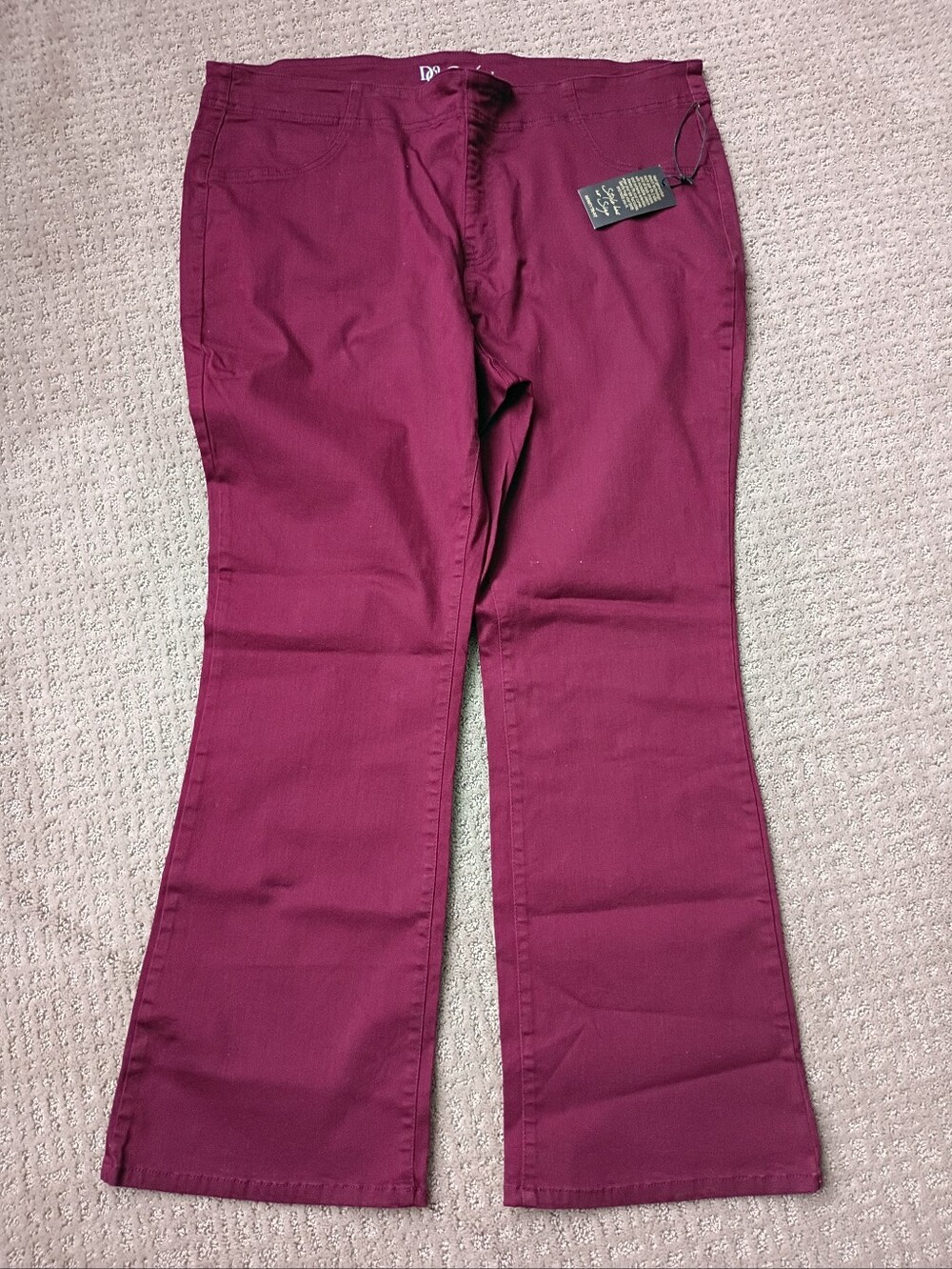 DG2Jeans! By Diane Gilman brand new with tags Burgundy